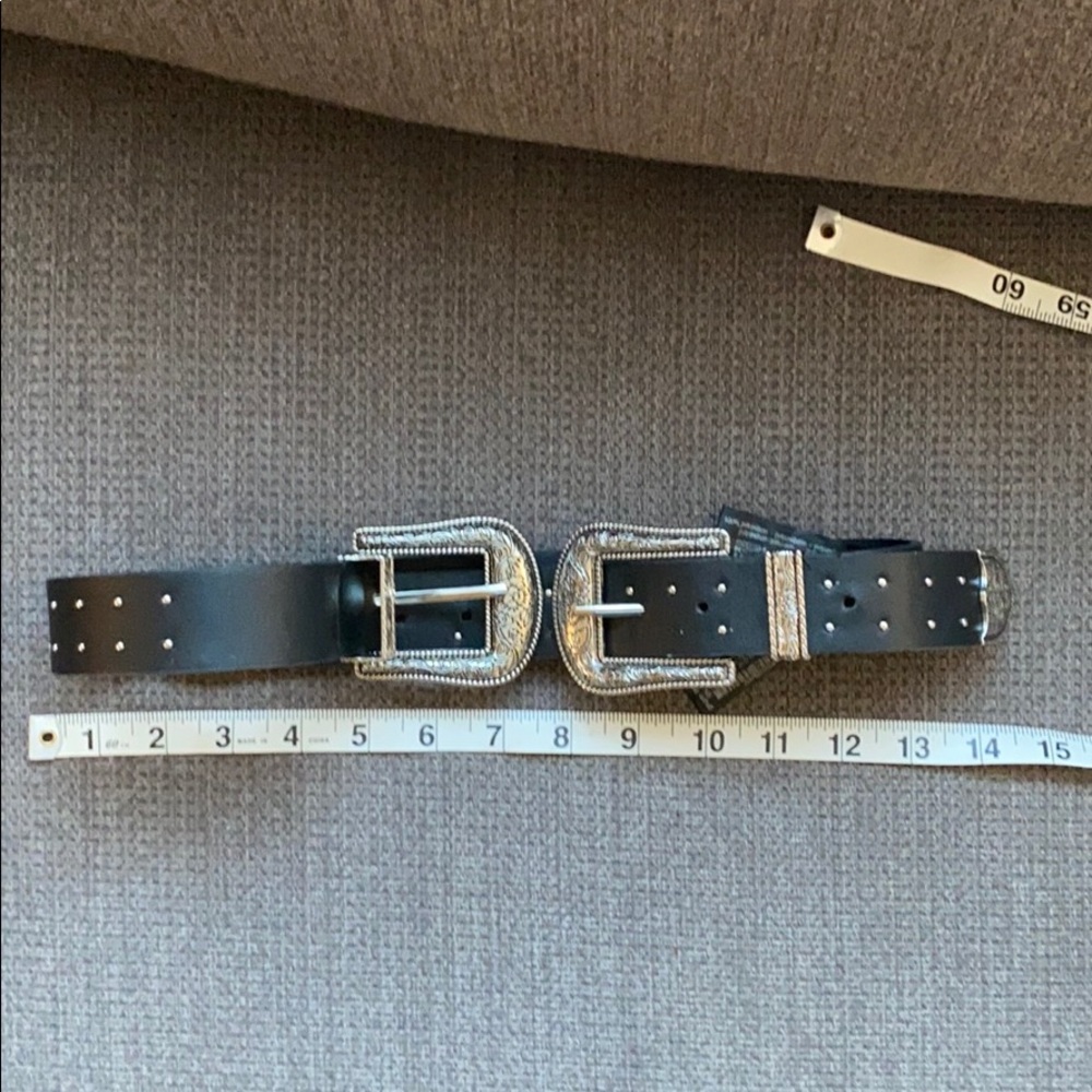 Zara Double Buckle Waist Belt